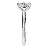 RI-9495 White Gold Ring SET - Side View