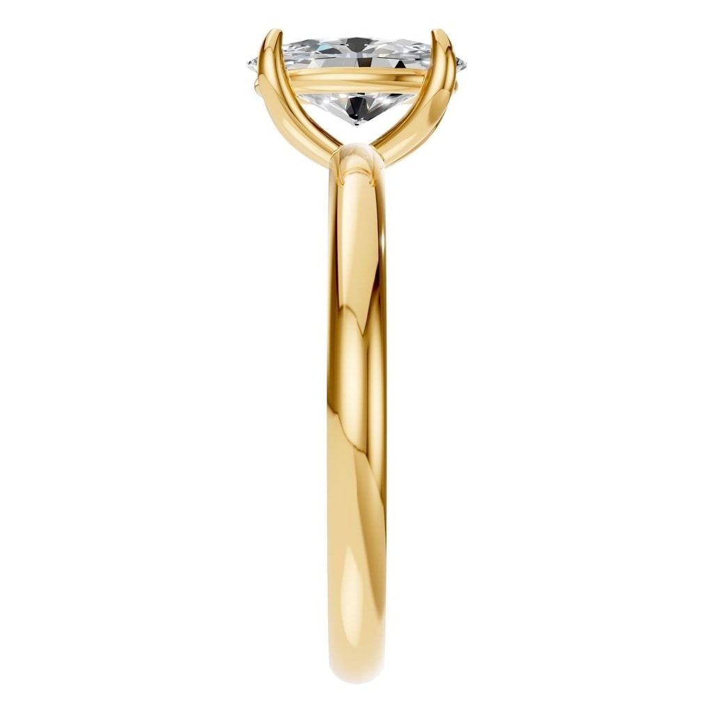 RI-9495 Yellow Gold Ring SET - Side View