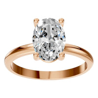 RI-9495 Rose Gold Ring SET - Front View