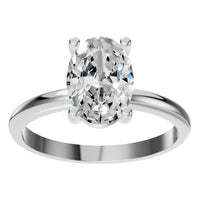 RI-9495 White Gold Ring SET - Front View