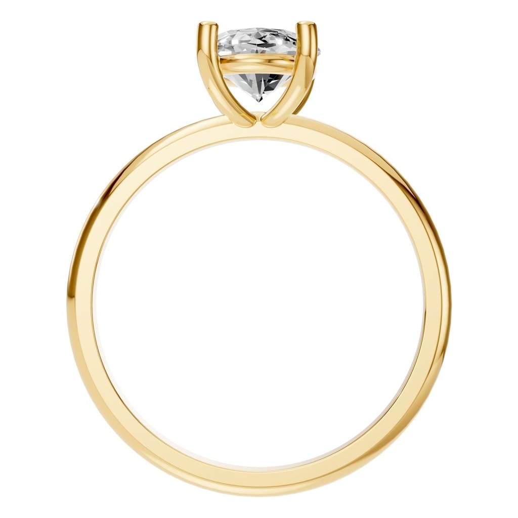 RI-9495 Yellow Gold Ring SET - Top View