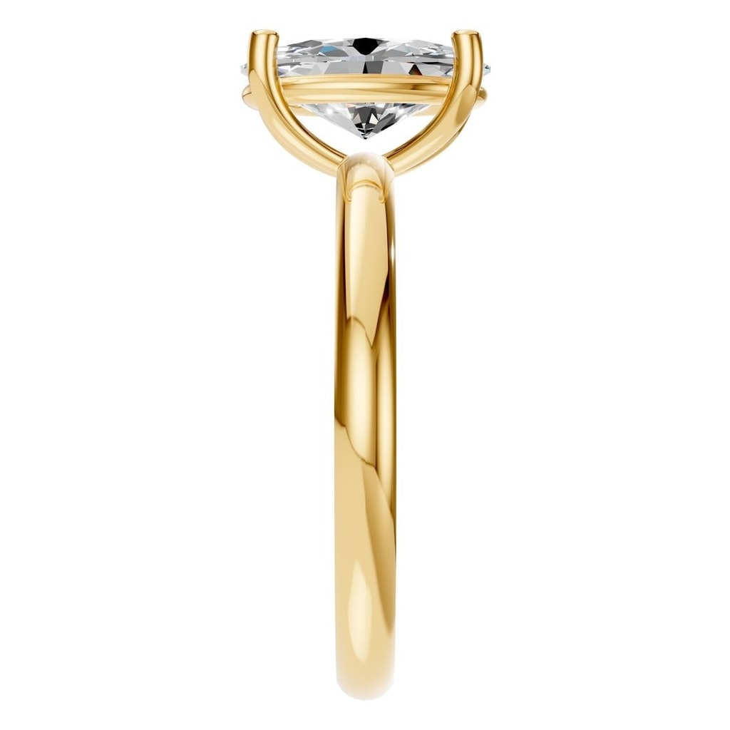 RI-9495 Yellow Gold Ring SET - Side View