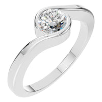 RI-9501 White Gold Ring SET - Main View