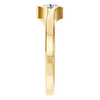 RI-9501 Yellow Gold Ring SET - Side View