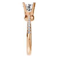 RI-9510 Rose Gold Ring SET - Side View