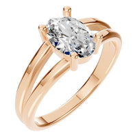 RI-9533 Rose Gold Ring SET - Main View