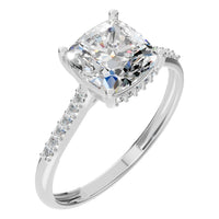 RI-9561 White Gold Ring SET - Main View