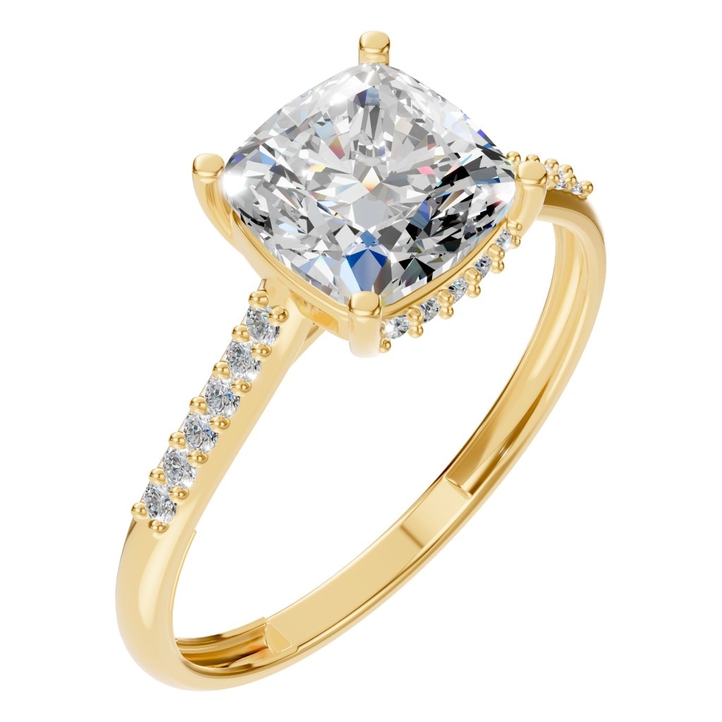 RI-9561 Yellow Gold Ring SET - Main View