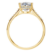 RI-9561 Yellow Gold Ring SET - Top View