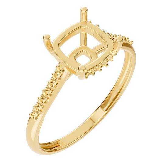 RI-9561 Yellow Gold Ring UNSET - Main View