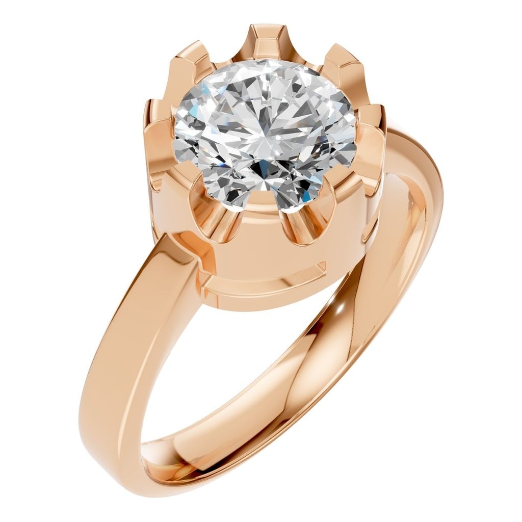 RI-9691 Rose Gold Ring SET - Main View