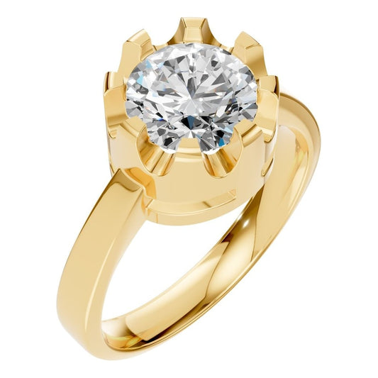 RI-9691 Yellow Gold Ring SET - Main View