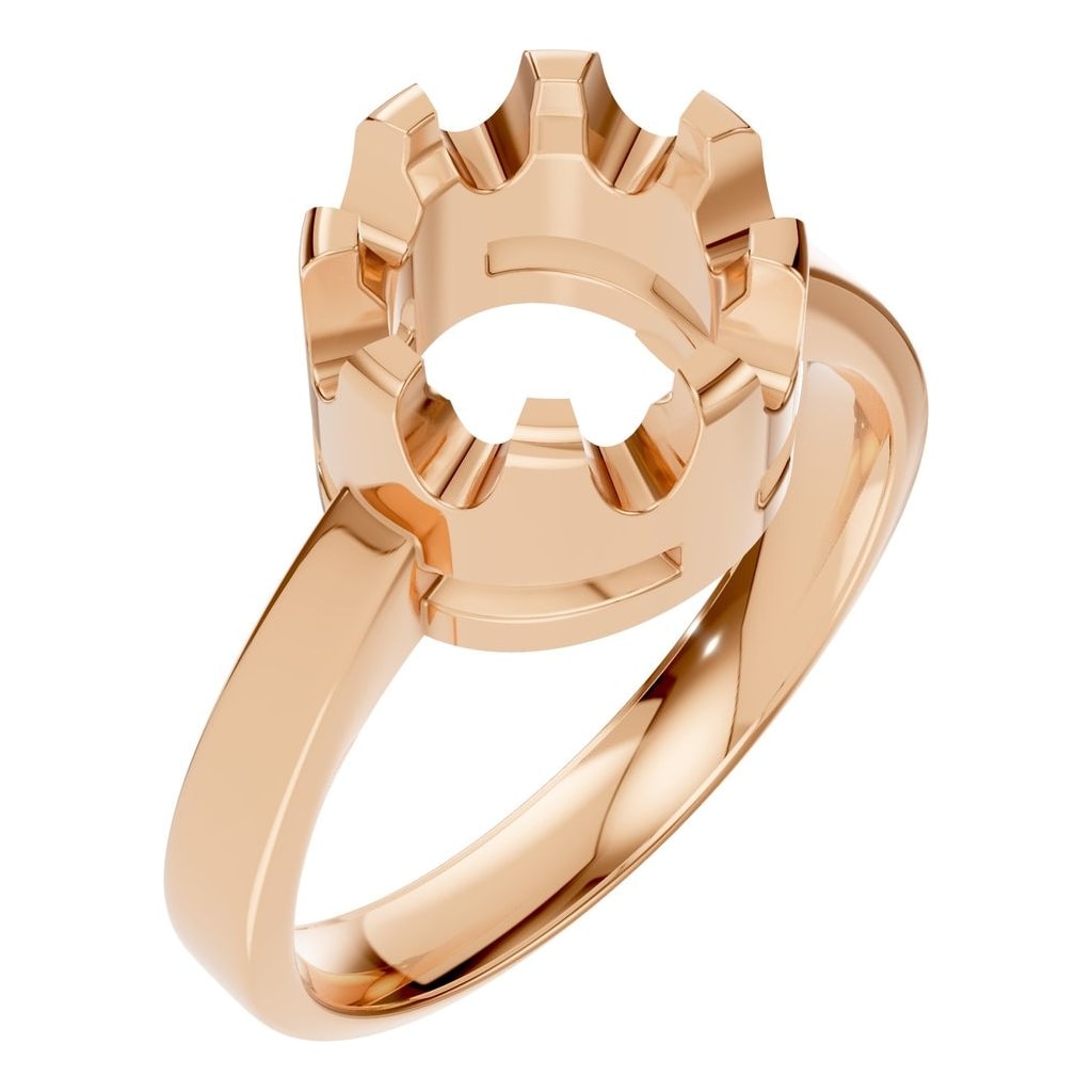 RI-9691 Rose Gold Ring UNSET - Main View