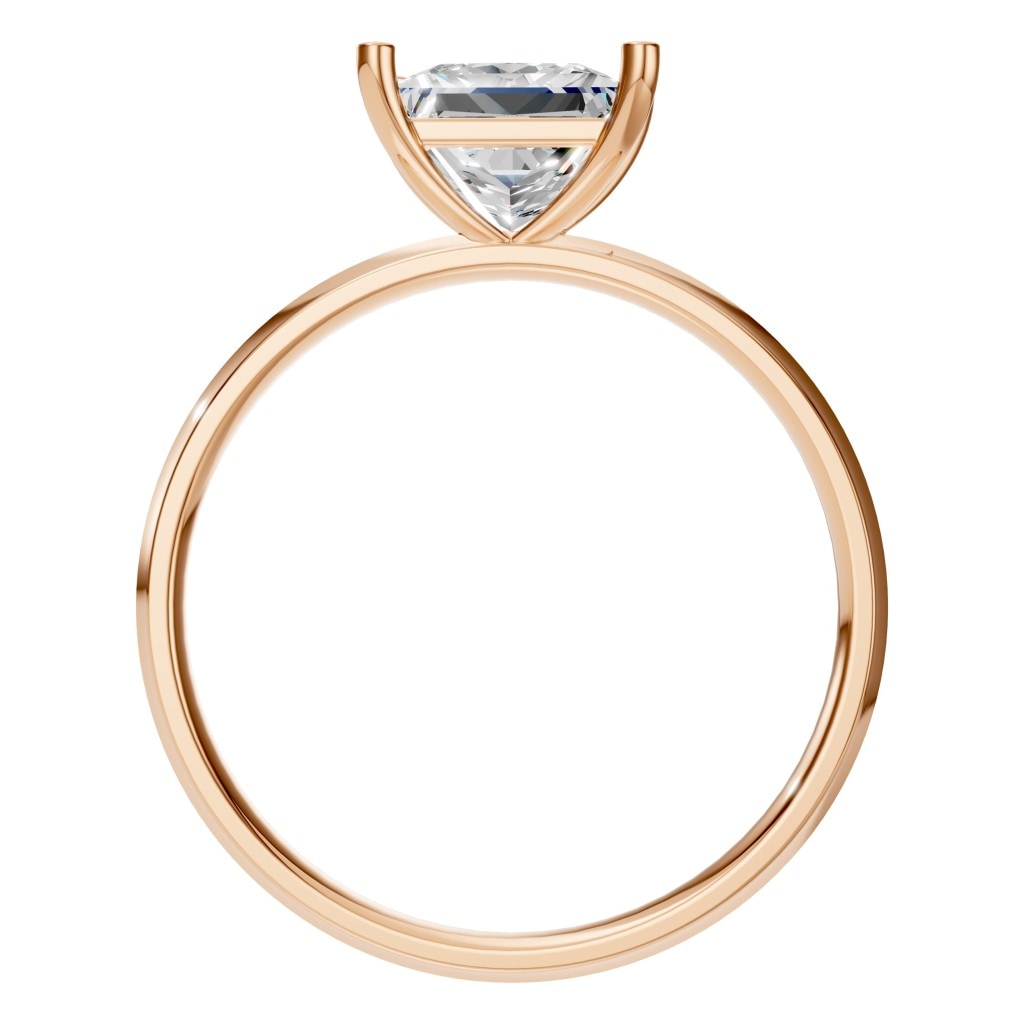 RI-9848 Rose Gold Ring SET - Top View