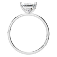 RI-9848 White Gold Ring SET - Top View