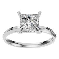 RI-9848 White Gold Ring SET - Front View