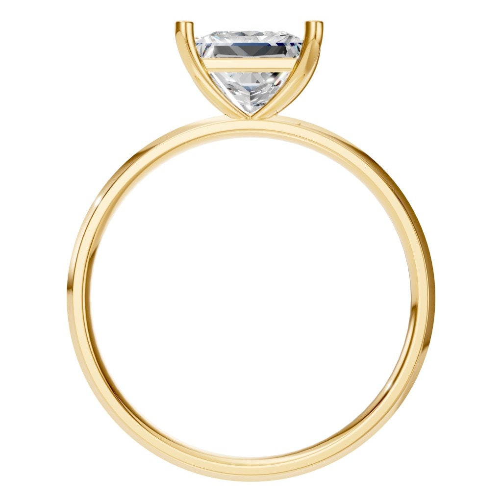 RI-9848 Yellow Gold Ring SET - Top View