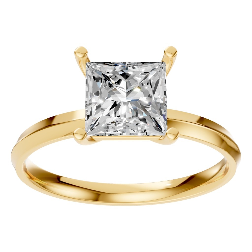 RI-9848 Yellow Gold Ring SET - Front View