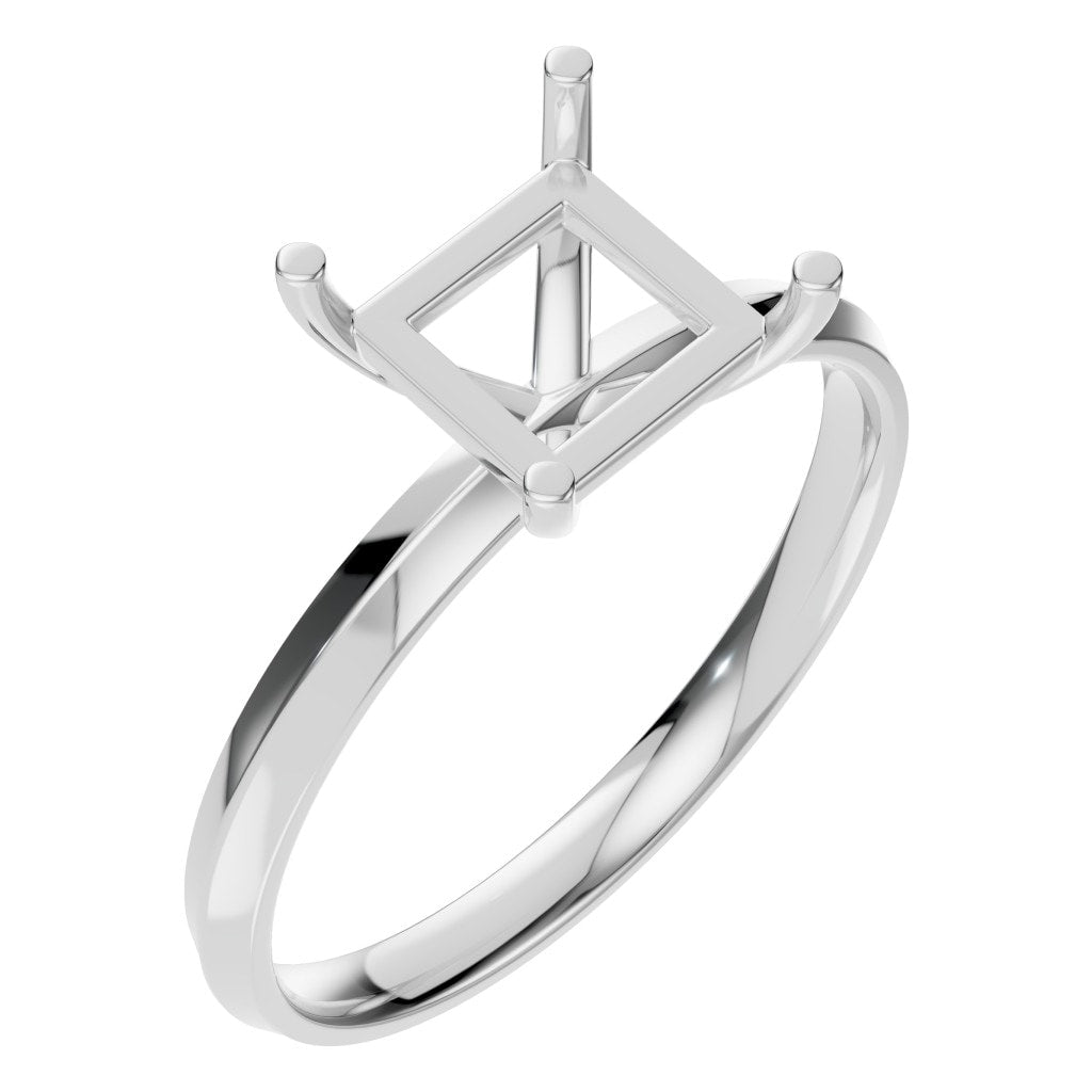 RI-9848 White Gold Ring UNSET - Main View