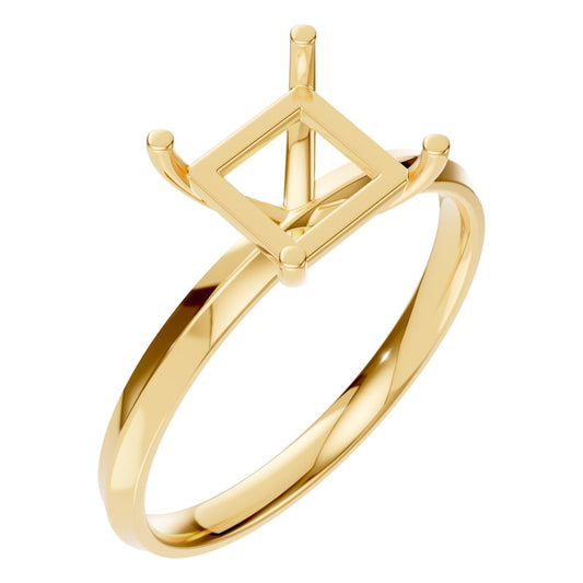 RI-9848 Yellow Gold Ring UNSET - Main View