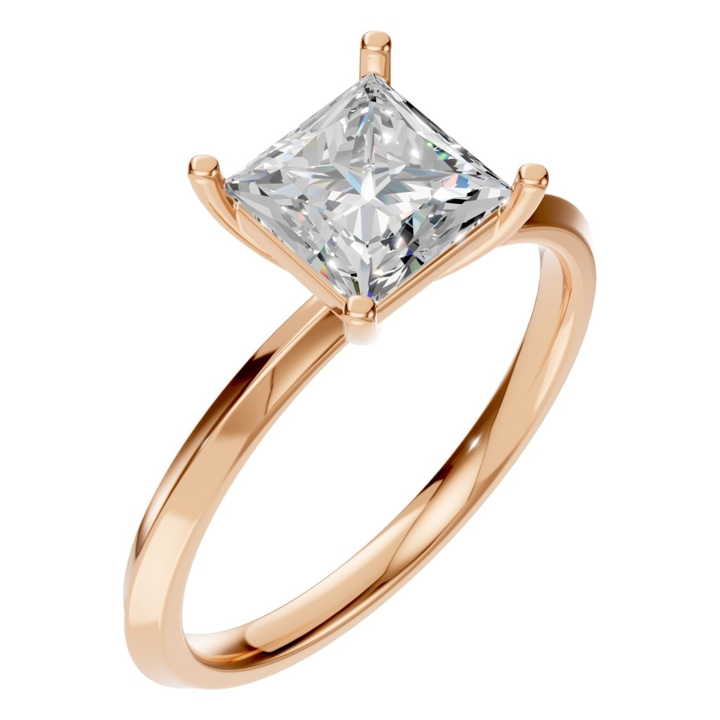RI-9848 Rose Gold Ring SET - Main View