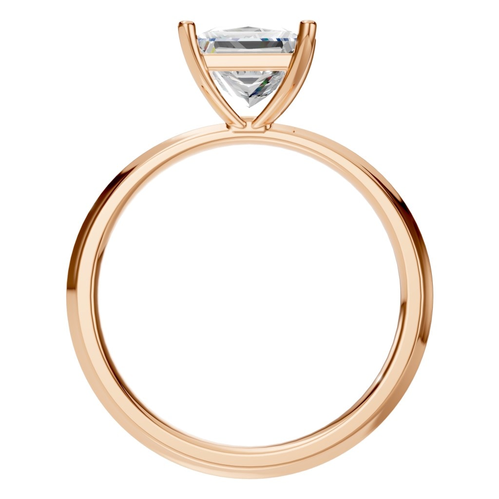 RI-9848 Rose Gold Ring SET - Top View