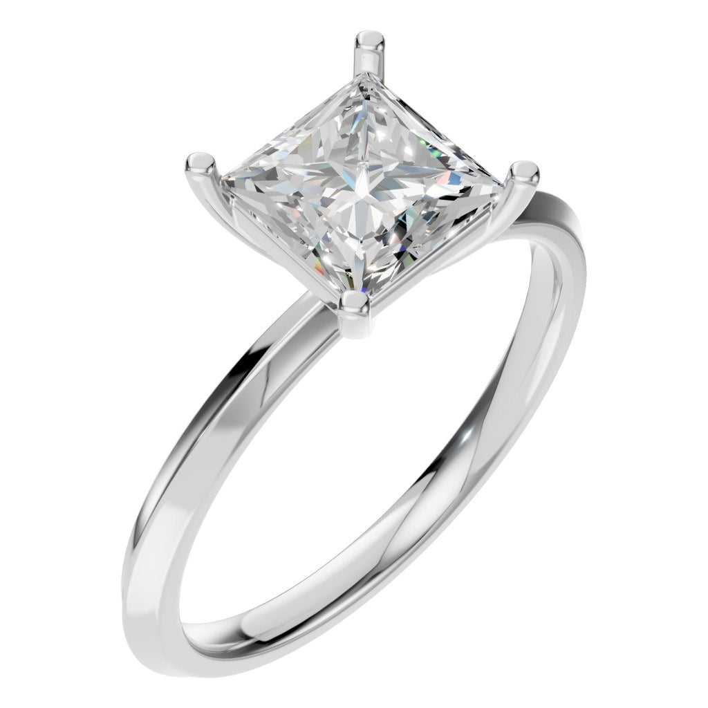RI-9848 White Gold Ring SET - Main View