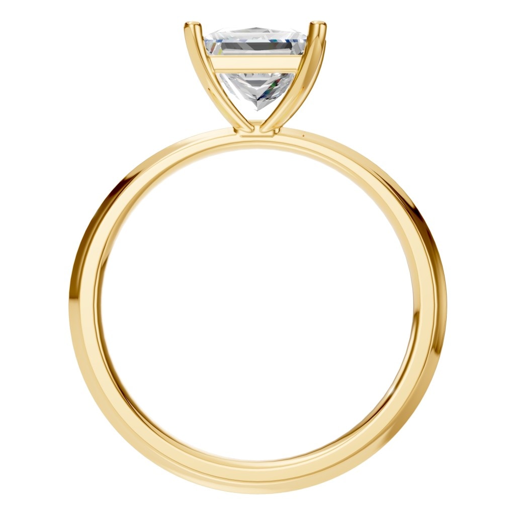 RI-9848 Yellow Gold Ring SET - Top View
