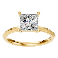 RI-9848 Yellow Gold Ring SET - Front View