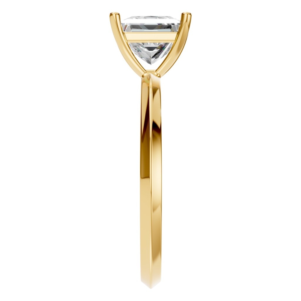 RI-9848 Yellow Gold Ring SET - Side View