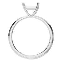 RI-9848 White Gold Ring UNSET - Top View