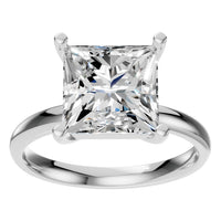 RI-9848 White Gold Ring SET - Front View