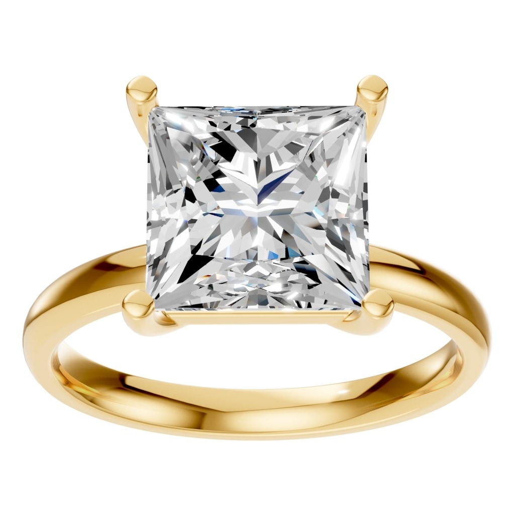 RI-9848 Yellow Gold Ring SET - Front View