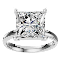 RI-9848 White Gold Ring SET - Front View