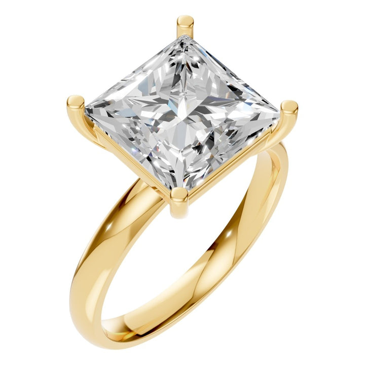 Solitaire Ring Mounting - Princess 8.5x8.5mm