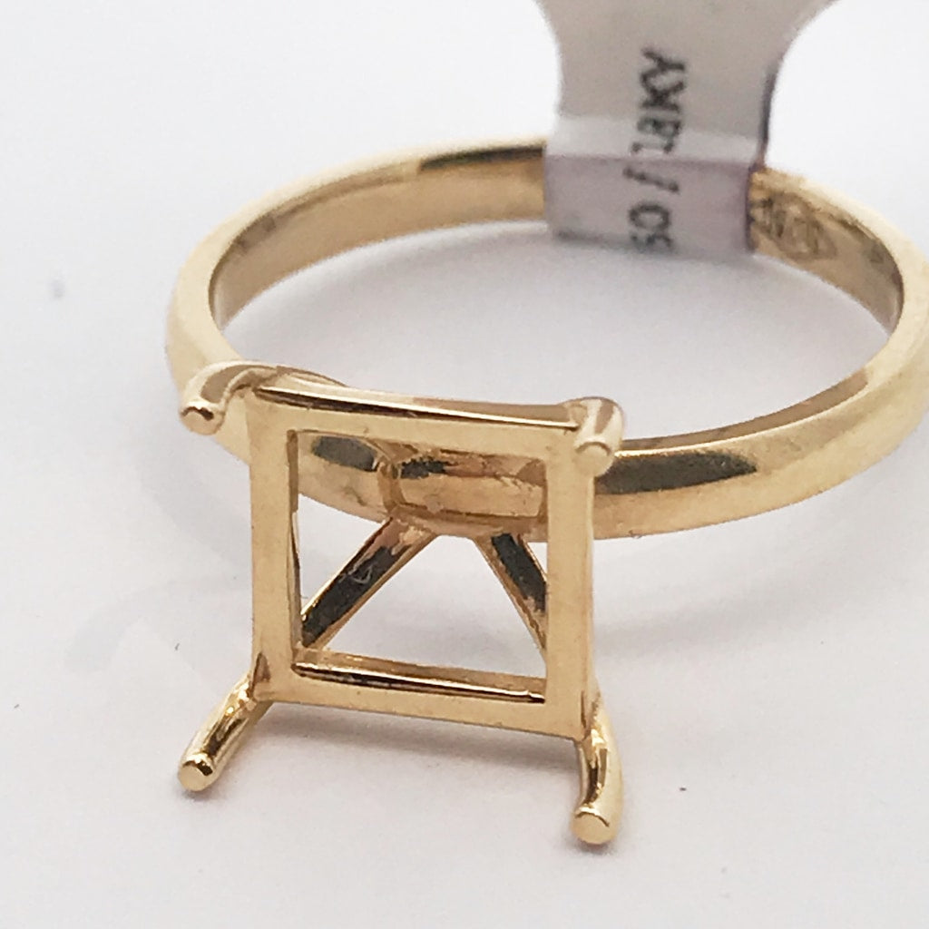 Solitaire Ring Mounting - Round - Representative image