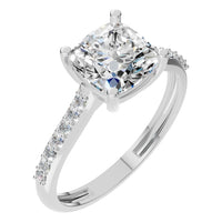 RI-9910 White Gold Ring SET - Main View