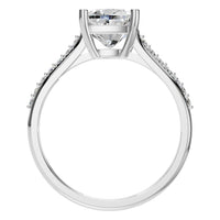 RI-9910 White Gold Ring SET - Top View