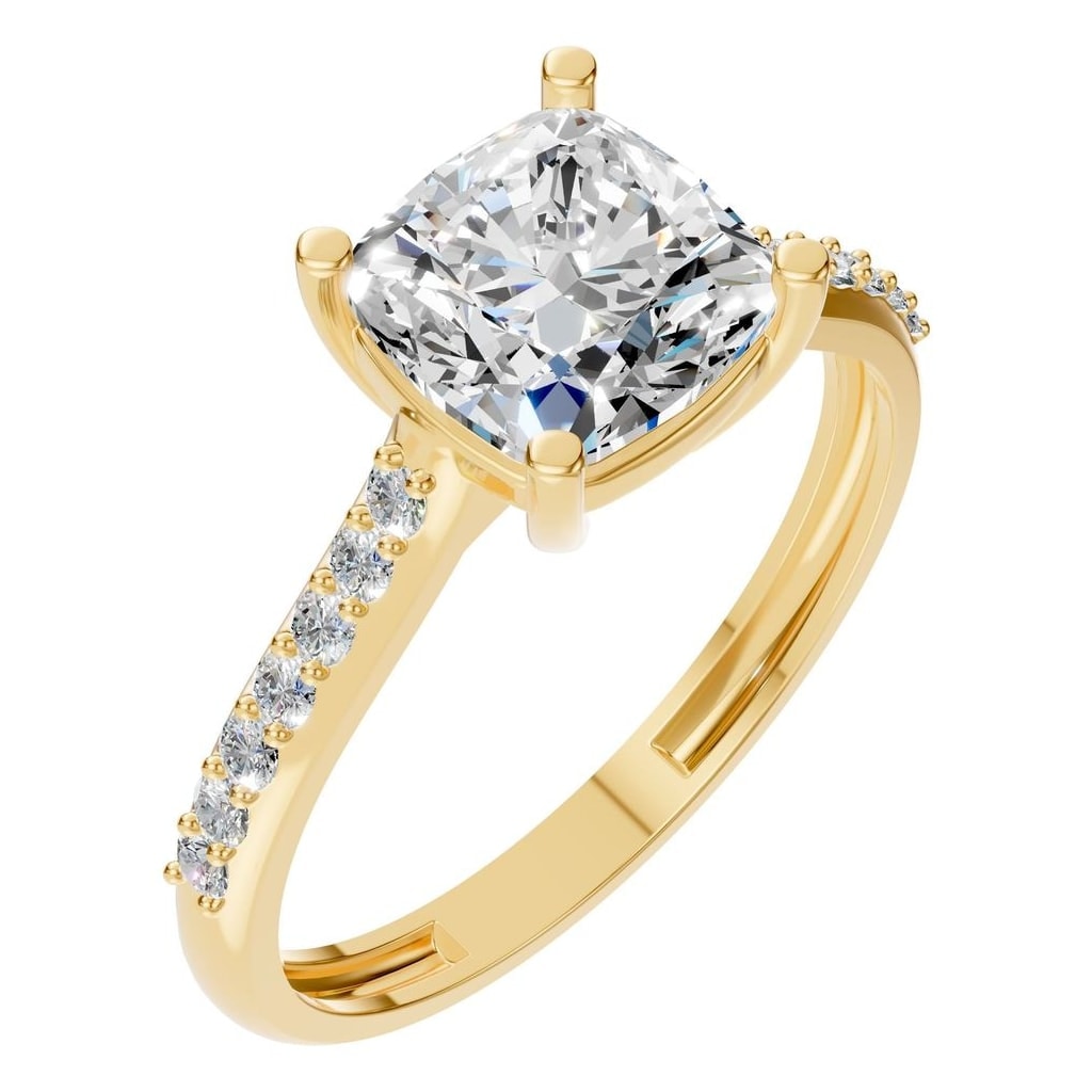 RI-9910 Yellow Gold Ring SET - Main View