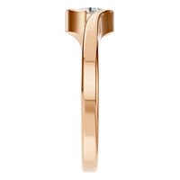 RI-9953 Rose Gold Ring SET - Side View