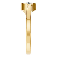 RI-9953 Yellow Gold Ring SET - Side View
