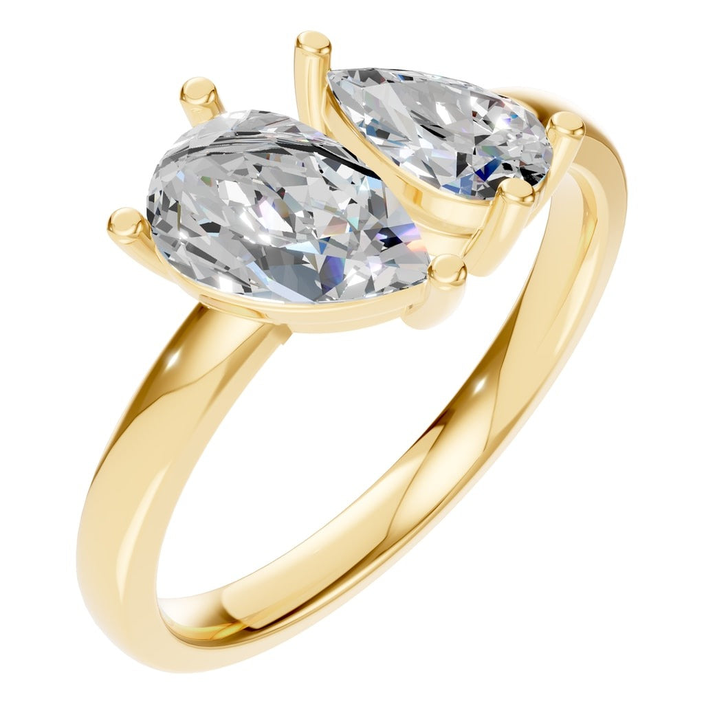 RI-9974 Yellow Gold Ring SET - Main View