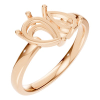 RI-9974 Rose Gold Ring UNSET - Main View