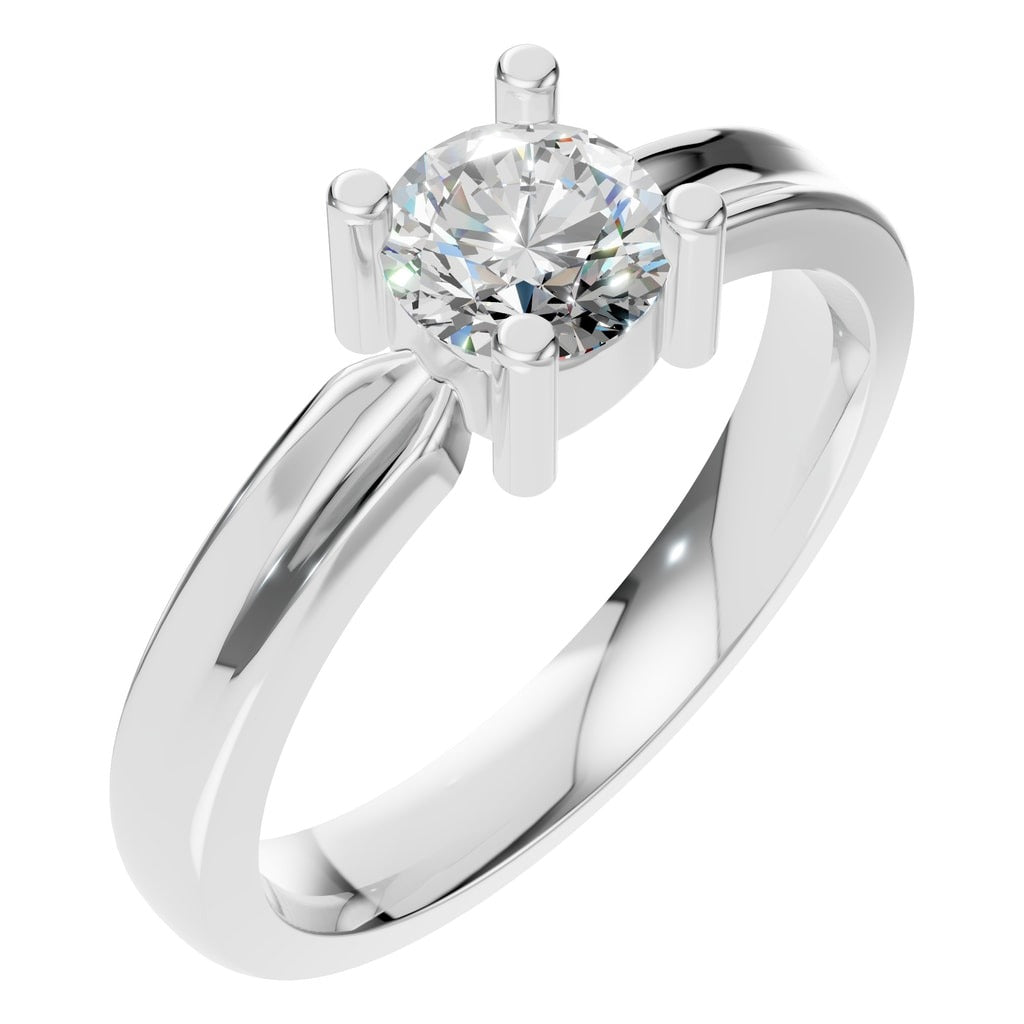 RI-9975 White Gold Ring SET - Main View
