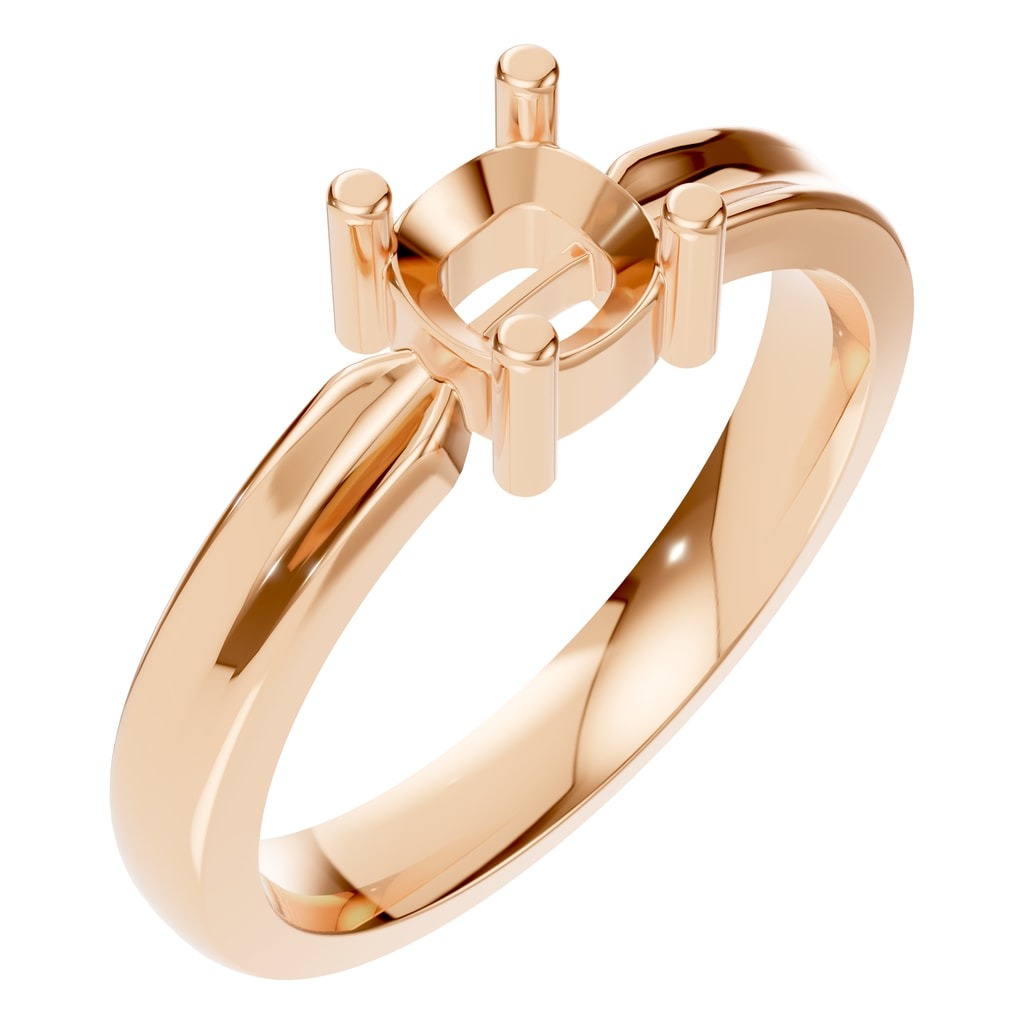 RI-9975 Rose Gold Ring UNSET - Main View