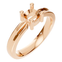 RI-9975 Rose Gold Ring UNSET - Main View