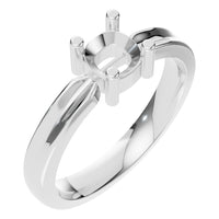 RI-9975 White Gold Ring UNSET - Main View