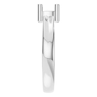 RI-9975 White Gold Ring UNSET - Side View