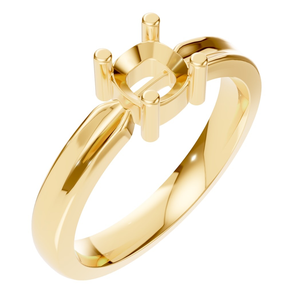 RI-9975 Yellow Gold Ring UNSET - Main View