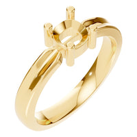 RI-9975 Yellow Gold Ring UNSET - Main View